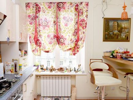 Függönyök design fotó étkező konyha-nappali