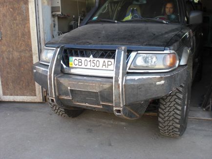 Bara de protecție a sportului Mitsubishi pajero de mâini proprii - rusavto taxi