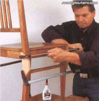 Paste un scaun nou slăbit