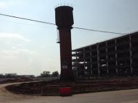 Demolarea și demontarea unui turn de apă de 24 m înălțime