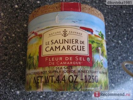 Сіль le saunier de camargue fleur de sel, sea salt - «сіль за ціною золота (фото)», відгуки