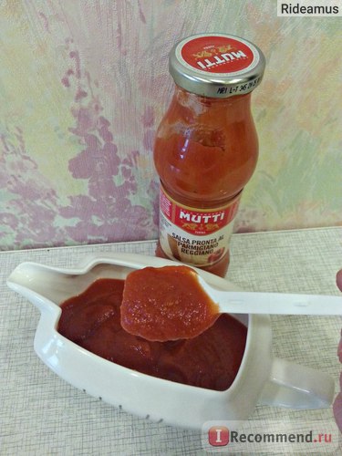 Sauce mutti salsa pronta al parmigiano reggiano - 