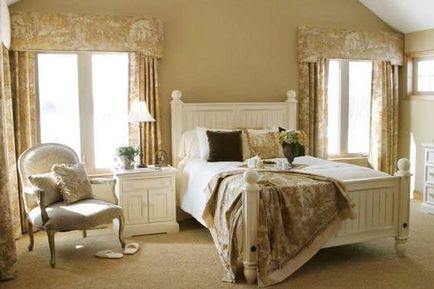 Dormitor în stil Provence alegem accesorii, vse o spalne