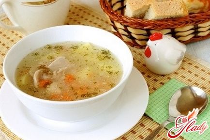 Supa de pui cu reteta de orez