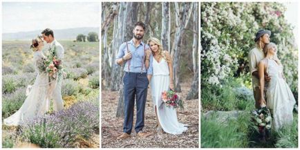 Esküvői csokrok tavaszi-nyári 2017 szép és divatos trendek menyasszony, fotók