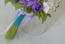 Весільний букет з фоамірана наречена і весілля, квіти і майстер-клас, фото своїми руками, вінки і