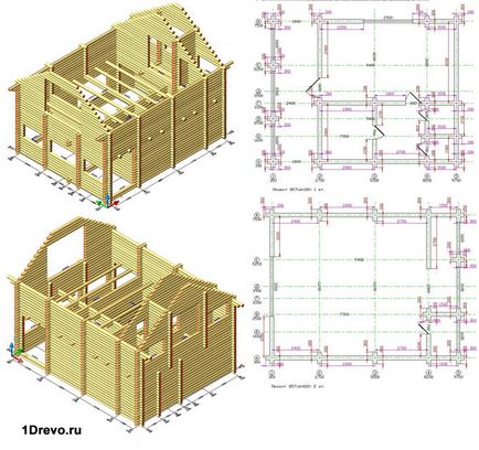 Схема збірки будинку зі зрубу основний зміст і можливі помилки в трактуванні