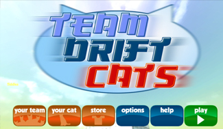 Team drift cats - гра про кота, грати онлайн в біжить кота