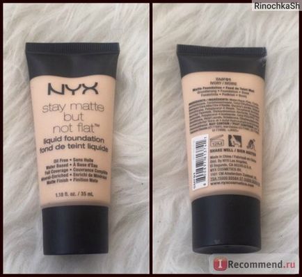 Тональний крем nyx stay matte but not flat - «моя любов або тональний крем від nyx))», відгуки