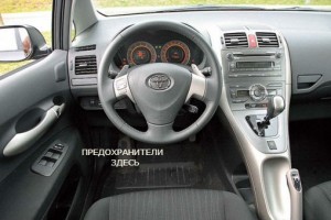 Toyota auris - поради по експлуатації