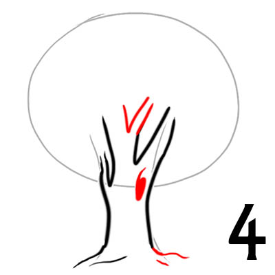 Învățați cum să desenați un copac