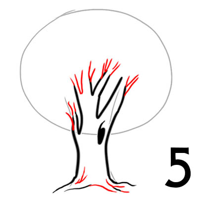 Învățați cum să desenați un copac