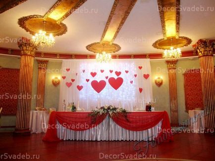 Прикраса залу на весілля кращі варіанти - фото, жіночий журнал