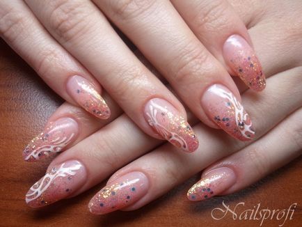 Зміцнення нігтів гелем, мережа студій краси - nailsprofi