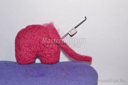 Felting - căpșuni de elefant