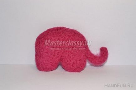 Felting - căpșuni de elefant