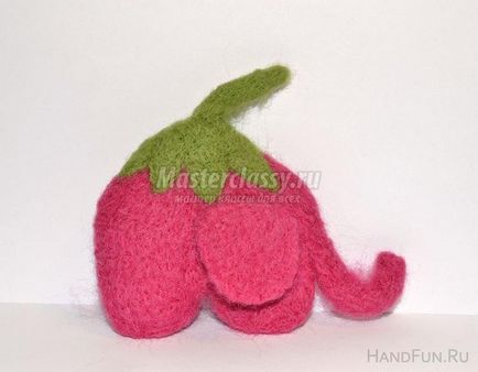 Felting - căpșuni de elefant