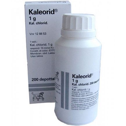 Vitamine cu calorid de potasiu kaleorid 1 g 200 comprimate leo pharma