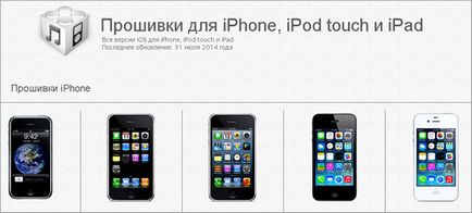 Всички версии на фърмуера за iphone, IPAD и лаптоп лампа