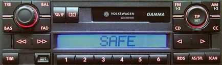 Introducerea codului în Volkswagen