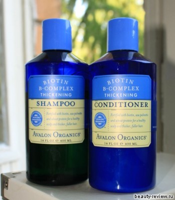 Comandați cu iherb - șampon și balsam avalon organic biotin complex, comentarii despre cosmetice