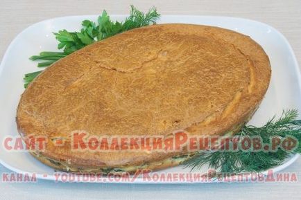Заливний пиріг з рибою і картоплею, рецепт смачного тіста на сметані, колекція рецептів