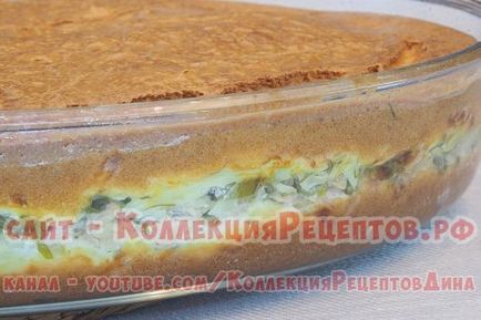 Заливний пиріг з рибою і картоплею, рецепт смачного тіста на сметані, колекція рецептів