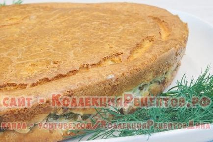 Tölthető torta hal és a burgonya, ízletes tésztareceptben tejfölös, receptek gyűjteménye (töltőanyag) Tölthető torta hal és a burgonya, finom tejfölös tészta recept, recept gyűjtemény