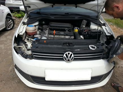 Înlocuirea cadrelor de radiatoare volkswagen polo