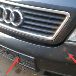 Csere viskomuftyi Audi a6 c5 eltávolítása nélkül az első lökhárító