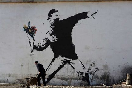 17 legjobb munkái Banksy, akinek kilétét végül minősítését tudósok