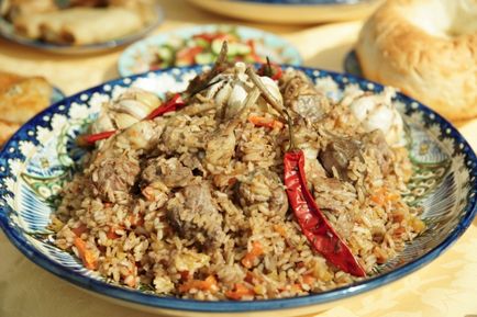 5 legjobb pilaf receptek (hideg víz mosás) 5 legjobb pilaf receptek
