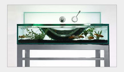 Акваріум в квартирі 10 способів вписати акваріум в інтер'єр - нові ідеї 2017, фото - вітальня,