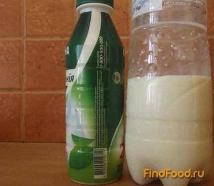 Айран з коров'ячого молока на кефірі рецепт з фото