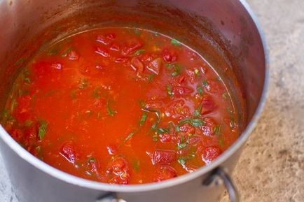 Баклажани в томатному соусі - покроковий рецепт з фото на