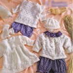 Salopete albe crosetate, tricotat și croșetat - ABC de tricotat
