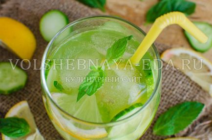 Mojito fără alcool cu ​​castravete, magice