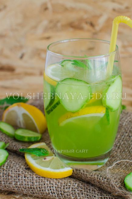 Mojito fără alcool cu ​​castravete, magice