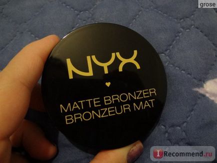 Бронзірующая пудра nyx matte bronzer - «ще одне вдале придбання від nyx», відгуки покупців