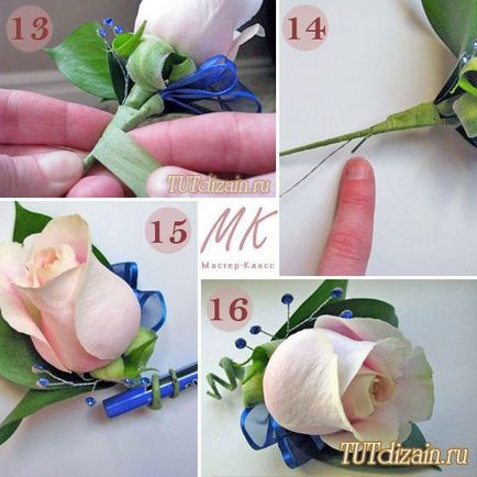 Boutonniere pentru mirele cu propriile sale mâini foto - design - decor cu mâinile proprii