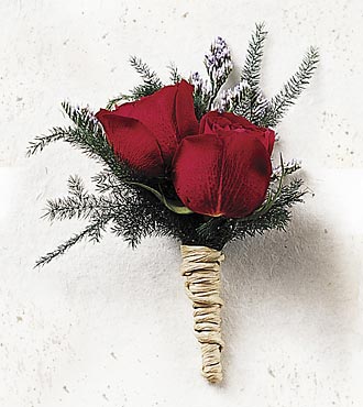 Boutonniere din trandafir