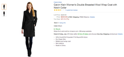 Calvin klein (kelvin klein) - îmbrăcămintea originală de a cumpăra în Statele Unite, un banderoom