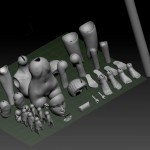 Poate atinge modelul de modelare a imprimării 3D în zbrush folosind alfa (alpha)