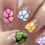 Turtle on nails - idei de fotografie de design