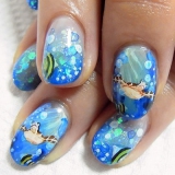 Turtle on nails - idei de fotografie de design