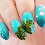 Turtle on nails - idei de fotografie de design