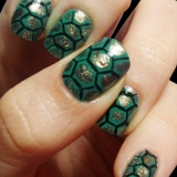 Turtle on nails - idei de fotografie de design