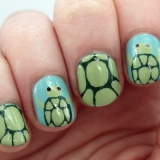 Turtle on nails - idei de fotografie de design