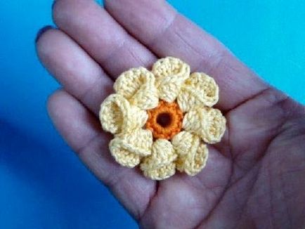 Квітка яблуні в'язання гачком урок 11 how to crochet flower на