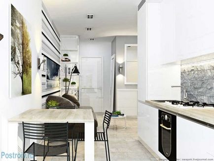 Design stúdió lakás az európai stílusú (lapos európai stílus) Design stúdió lakás az európai stílus